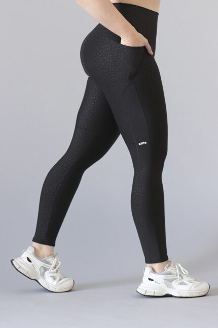LEGGINS ELITE NEGRO TEX TALLA S-M
